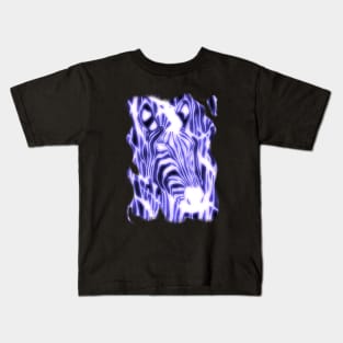 Electric Zebra Kids T-Shirt